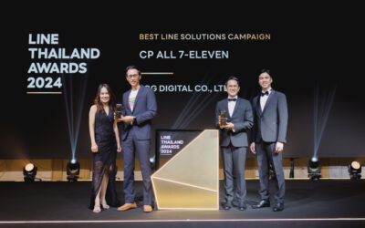 EGG Digital คว้า 5 รางวัลใหญ่จาก LINE Thailand Awards 2024