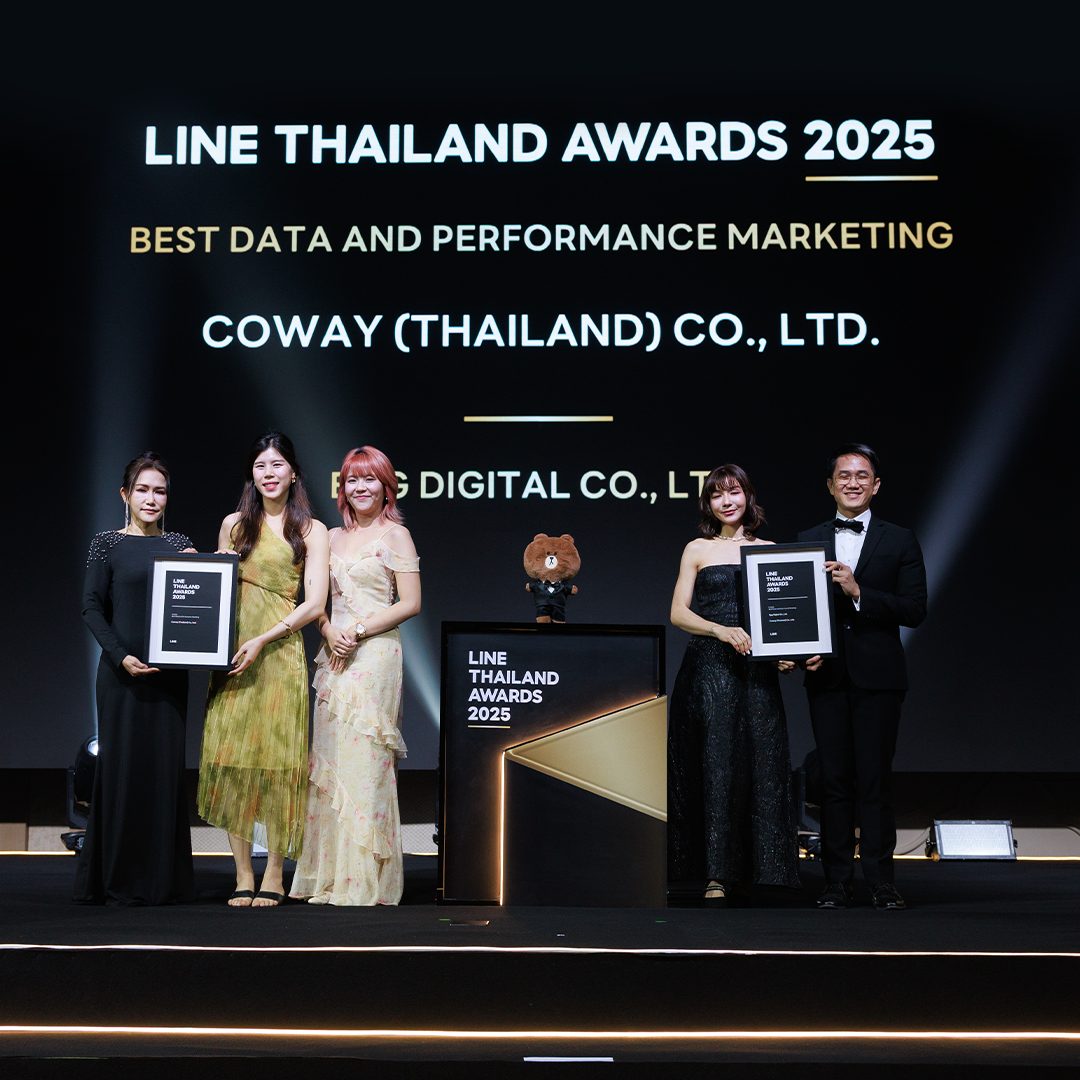 EGG Digital คว้า 7 รางวัลใหญ่ในงาน LINE Thailand Awards 2025