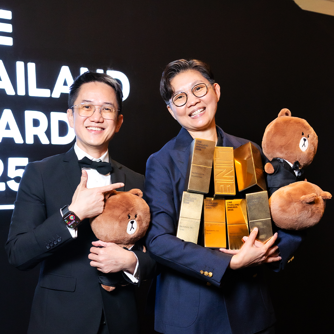 EGG Digital คว้า 7 รางวัลใหญ่ในงาน LINE Thailand Awards 2025