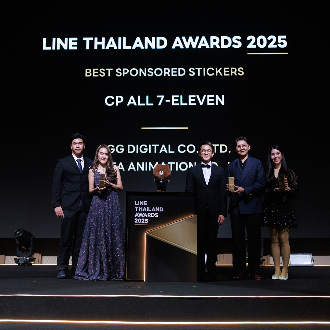 EGG Digital คว้า 7 รางวัลใหญ่ในงาน LINE Thailand Awards 2025